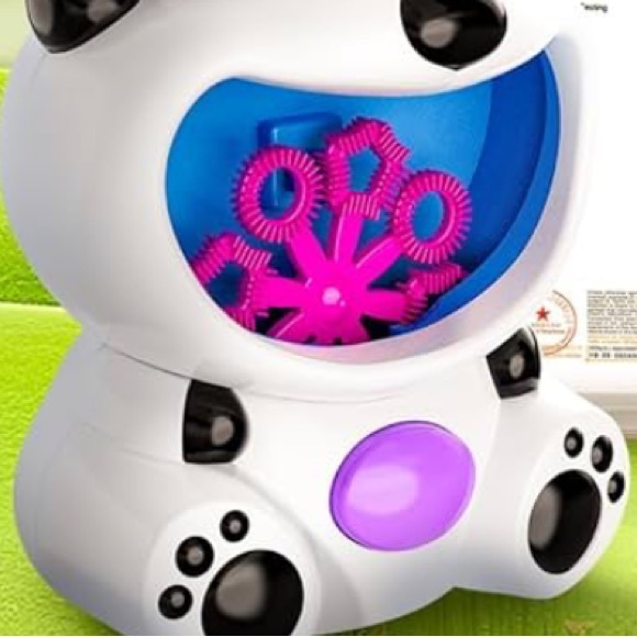 New Bubble Machine Toy Kids Dog Bubble Maker Blower with 4oz Bubble Solution NIB - Picture 4 of 11